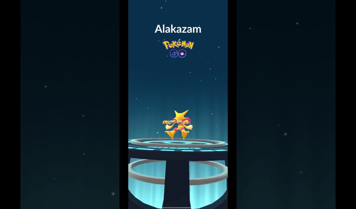 PokeGOThy Shiny Kadabra Evolved into Shiny Alakazam 🔮✨ | Pokemon GO Indonesia Shorts