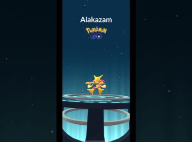PokeGOThy Shiny Kadabra Evolved into Shiny Alakazam 🔮✨ | Pokemon GO Indonesia Shorts