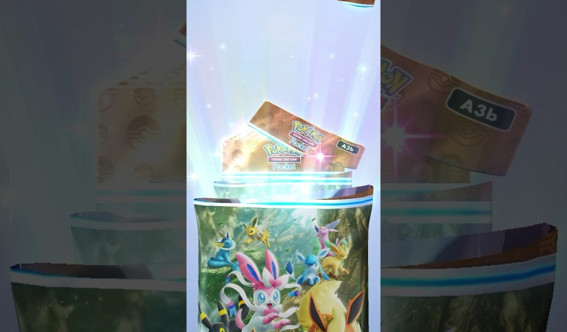 【ポケポケ】ニンフィアex当てるために10連開封粘ってみた #shorts #ポケカ #pokemon #ポケポケ #ポケモン #pokemoncards #ポケットモンスター #ポケカ