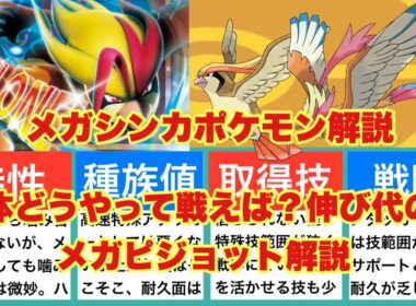 【ゆっくり解説】メガポケモン解説（メガピジョット解説）