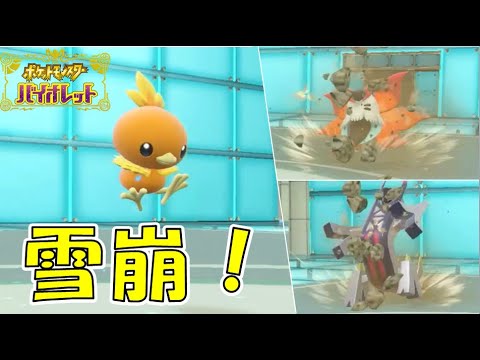 岩雪崩乱舞で高種族値ポケモンをなぎ倒すアチャモ【ポケモンSV/ゆっくり実況】