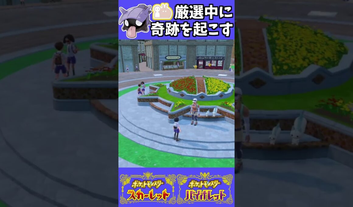 最大証色違いシェルダーの厳選をしていたら奇跡が起きたwww【#ポケモンSV】 #ポケモン #shorts