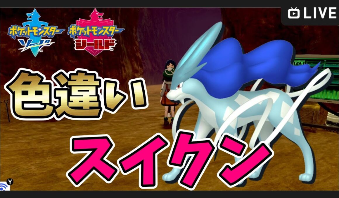 【ポケモン剣盾】40～色違いスイクン厳選【ポケットモンスター ソード・シールド】