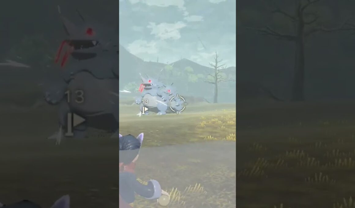 ダイヤを砕きマグマにも耐えるマイクラに欲しいポケモン第1位？色違いサイドン親分【ポケモンレジェンズアルセウス】#ポケモン #pokemon #色違い #shorts