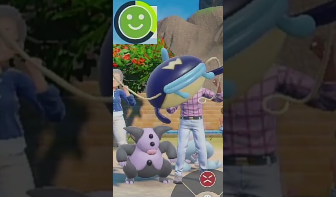 【ナマズン】ポケモンエクササイズ【キタカミ図鑑No.163】#Shorts #pokemon