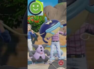 【ナマズン】ポケモンエクササイズ【キタカミ図鑑No.163】#Shorts #pokemon