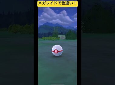 メガメタグロスレイドで色違い！この日仕事で2回しかできなかったけどどっちも色違い！#ポケモンgo #ポケモン #pokemongo #pokemon #shorts #short