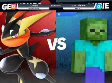 第17回新京都DSW Winners Finals じゃがめ(ゲッコウガ) VS がんめん(スティーブ, パルテナ) -スマブラSP京都平日大会