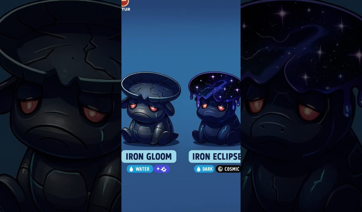 Iron Gloom – Future Paradox Lotad Pokémon Concept | Water & Cosmic Type Reveal