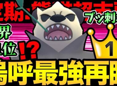 今一番熱いポケモン！？世界1位のパンダがやばい！ゴロンダブッ刺さりで爆勝ちだ！【 ポケモンGO 】【 GOバトルリーグ 】【 GBL 】【 スーパーリーグ 】