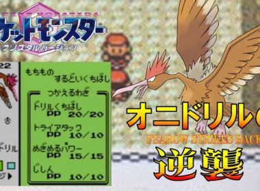 【ポケモンクリスタル】オニドリルにじしんとトライアタックを覚えさせてジョウトを旅してレッドに逆襲する!!ポケモン1匹縛りプレイ強化オニスズメきみにきめた!! part1【ゲーム実況】【縛りプレイ】