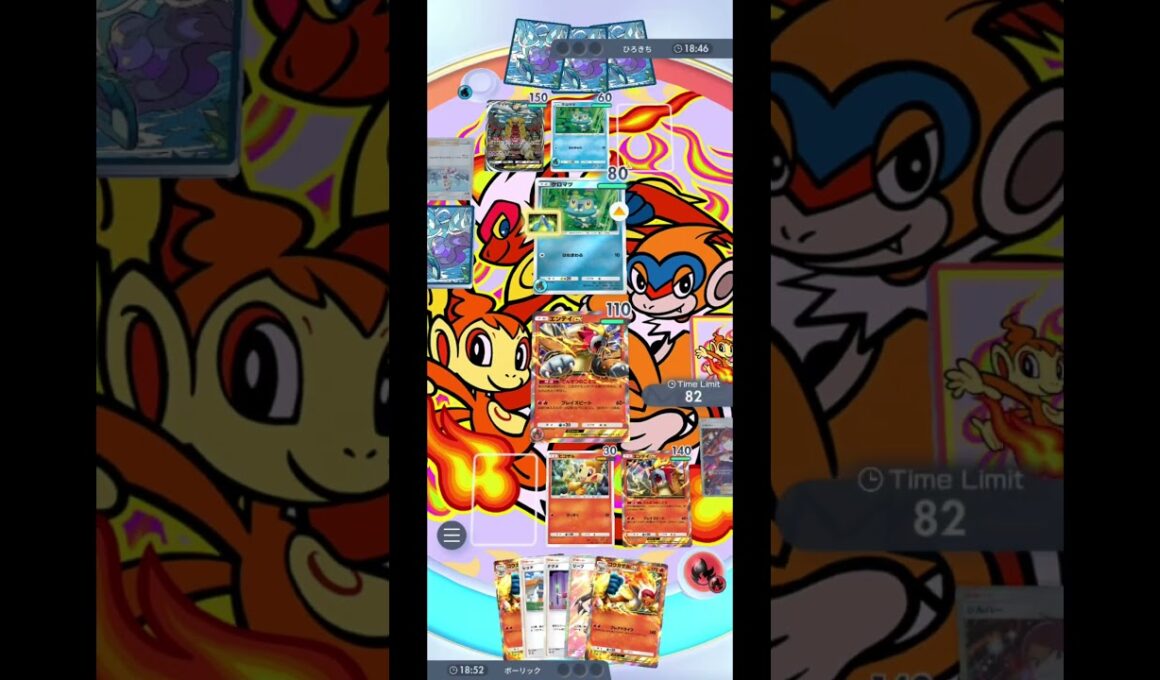 【ポケポケ】エンテイで進化サポート！ゴウカザルデッキ