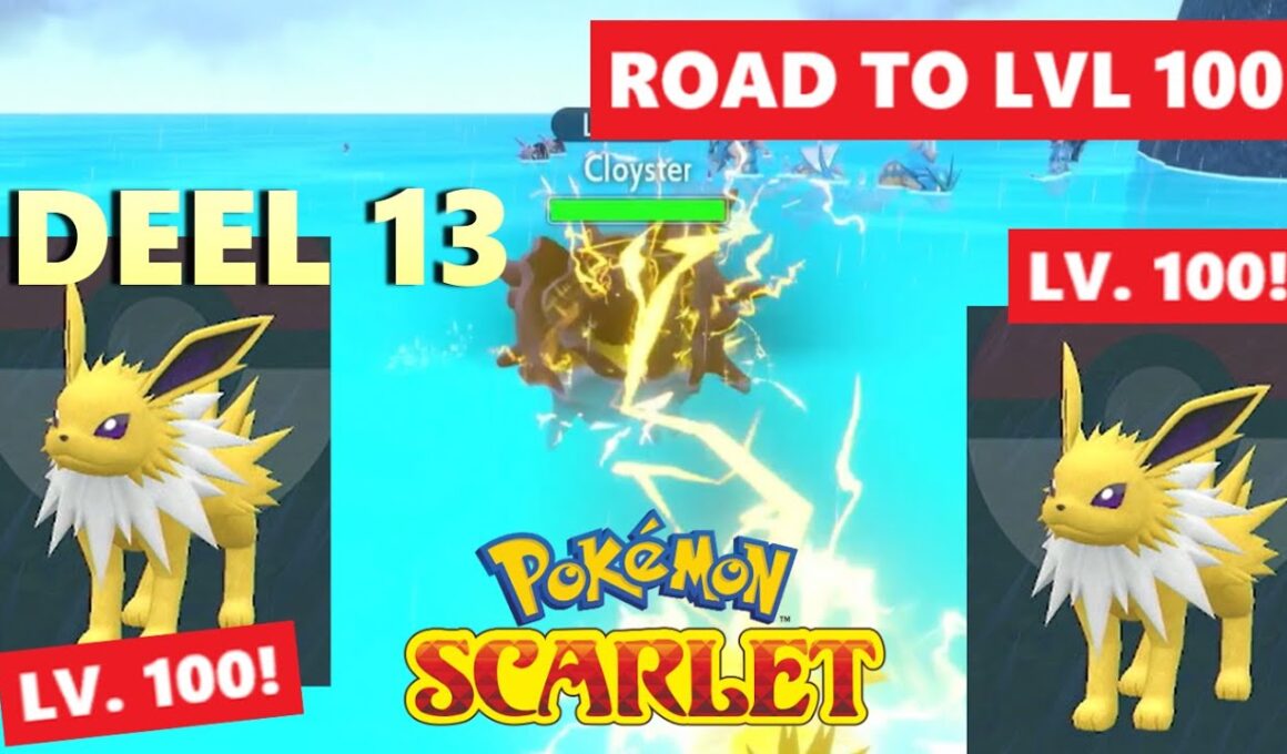 ROAD TO LEVEL 100 JOLTEON Deel 13 - Pokemon Scarlet Nintendo Switch
