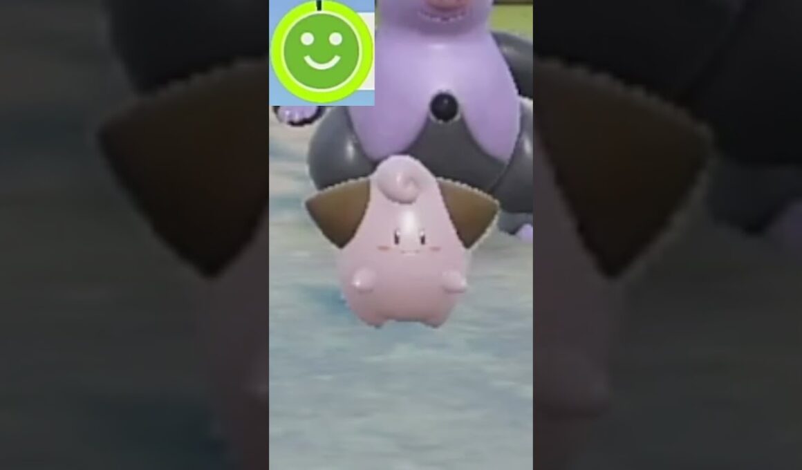 【ピィ】ポケモンエクササイズ【キタカミ図鑑No.151】#Shorts #pokemon