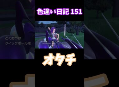 【ポケモンSV】オタチ 色違い日記151 #shorts #ポケモン #色違い