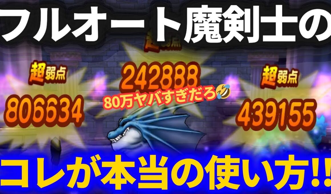 【ドラクエウォーク】セレシアののつえで回復大神官が不要の時代へ！？＆神喰らい魔剣士の本当の使い方！！【フルオート戦法】【雨のほこら】【リザードファッツ】
