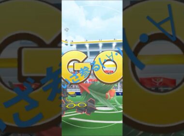 【ポケモンGO】メガジュカイン 初バトル  メガエナジーを集める😎