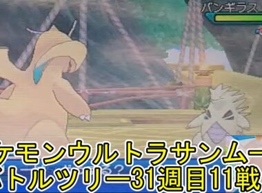 ポケモンウルトラサンムーンバトルツリー31週目11戦目