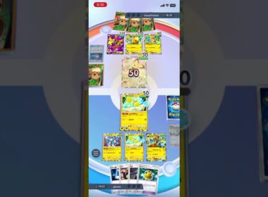 早くも1ポイントゲット！オドリドリのパチパチでピチューを粉砕！！ #shorts #ポケモン #ポケポケ #pokemon