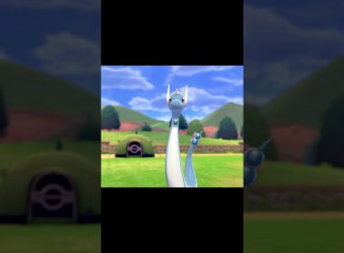 こちらに向かってやってくるハクリュー　#Shorts