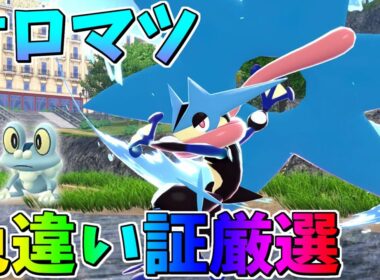 メガゲッコウガに備えてケロマツ色違い証厳選【ポケモンSV】