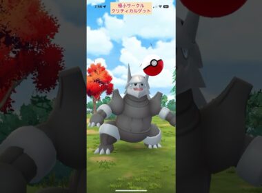 【難易度低】ボスゴドラ極小サークルクリティカルゲット【ポケモンGO】