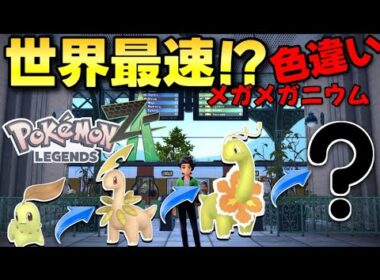 やってきた完全新作Pokémon LEGENDS Z-A 色違い捕まえる