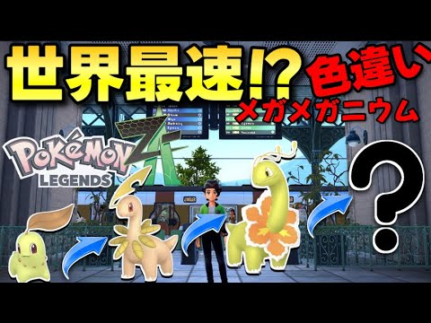 やってきた完全新作Pokémon LEGENDS Z-A 色違い捕まえる