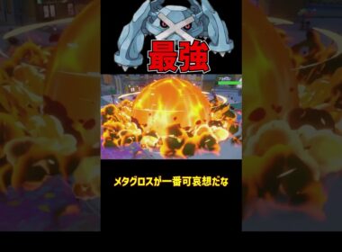 最高火力型の メタグロス