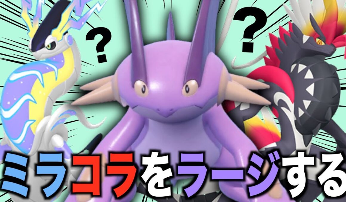 色違いミライドンコライドンが配布されたのでラグラージを使いますという謎理論【ポケモンSV実況】