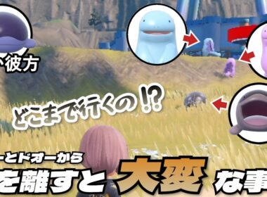 ヌオーとドオーから目を離すと大変なことに【ポケモンSV】