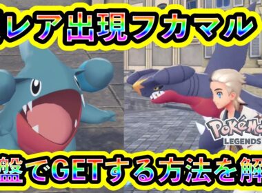 【ポケモンZA】レア枠のフカマル＆ガブリアスを序盤でGETする方法！【ポケモンレジェンズZA】