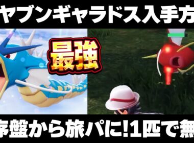 【ポケモンZA】オヤブンギャラドスの入手方法！序盤からメガギャラドス旅パで爆速攻略！【レジェンズZA】