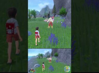 素材集め の邪魔をしないでくれ 色違い グレッグル #shorts #ポケモンsv #碧の仮面 #碧の円盤