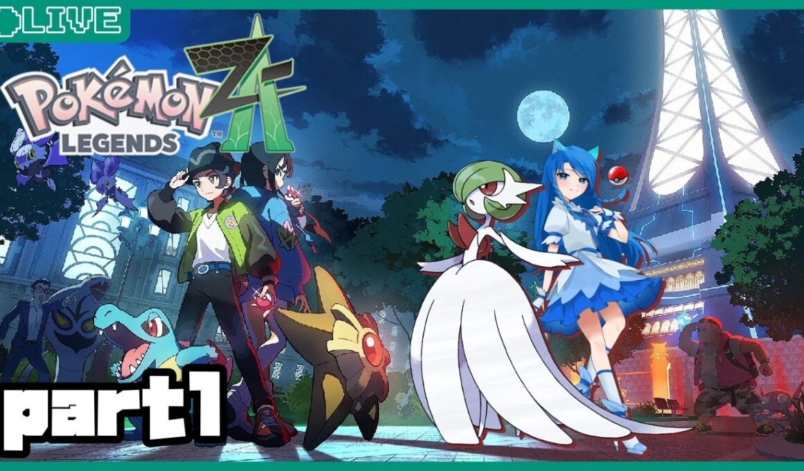 メガサーナイト様と、旅をする。【Pokémon LEGENDS Z-A part1】