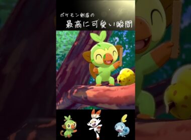 【ポケモン剣盾】最高にかわいい御三家たち #shorts