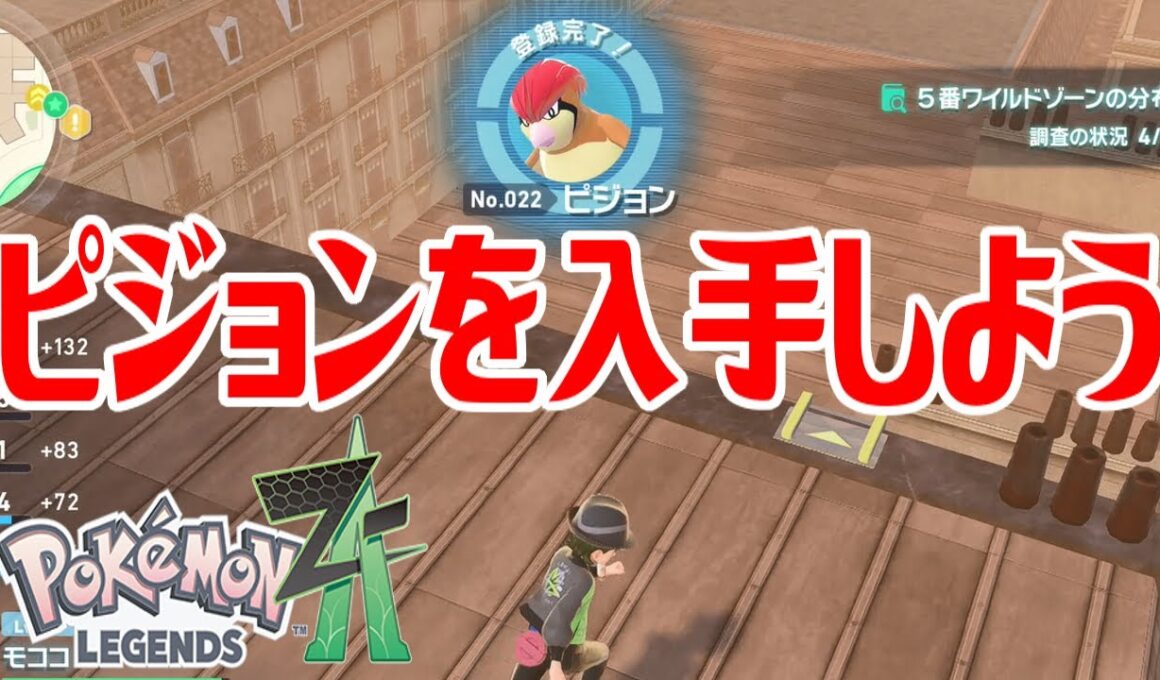 【ポケモンZ-A】ピジョンを入手しよう【Pokémon LEGENDS Z-A】