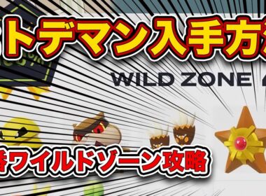 【ポケモンZA】ヒトデマンの捕まえ方！2番ワイルドゾーン徹底攻略！【レジェンズZA】