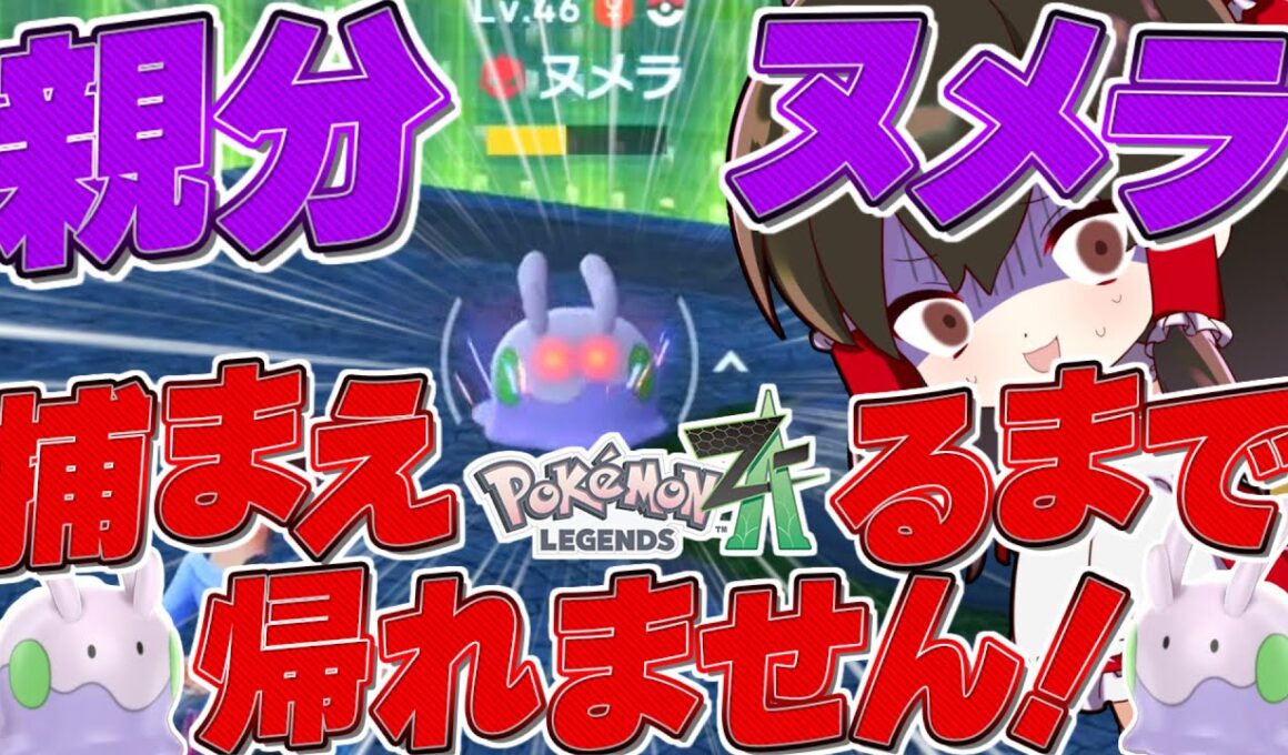 【レジェンズZA】序盤で親分ヌメラを捕まえたい！！ヌメラ出現場所大捜索作戦【ゆっくり実況/ポケモンレジェンズZ-A】