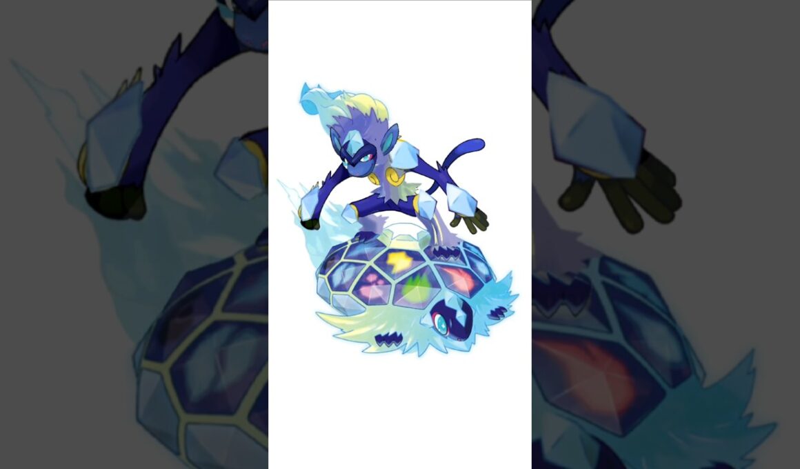 ゴウカザル＋テラパゴス合成。彗星サーファー　#ポケモンフュージョン #改造ポケモン  #伝説のポケモン #最強ポケモン #pokemon