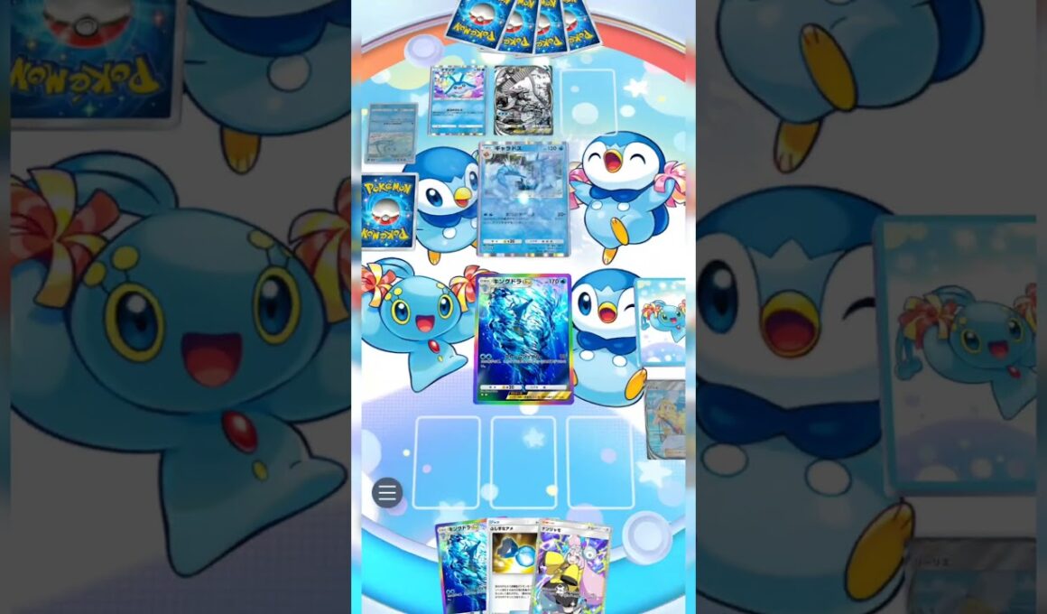 [ ポケポケ ] 新規イラストのシザリガー&キングドラexデッキでランクマへ