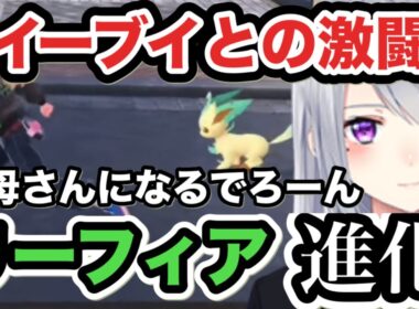 【Pokémon LEGENDS Z-A】イーブイとの激闘？捕まえてすぐに進化をして最推しのリーフィアにするでろーん。