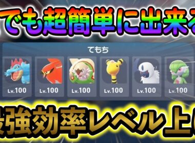 [ポケモンZA レベル上げ]序盤からできる！最高効率のレベル上げ方法を徹底解説します！！！