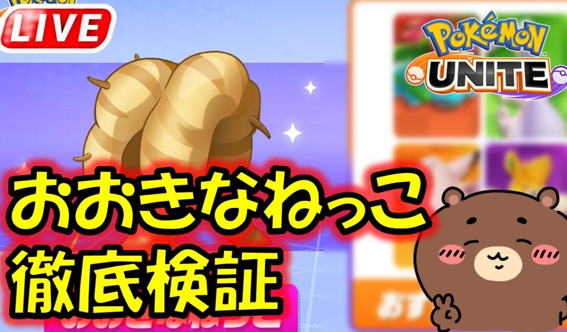ねっこ＆ヨクバリス検証【ポケモンユナイト】