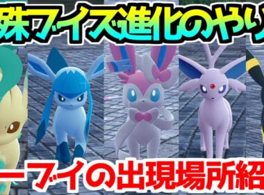 【ポケモンZA】イーブイ エーフィ・ブラッキー・ニンフィア・リーフィア・グレイシア  出現場所 入手方法 進化方法 攻略 【Pokémon LEGENDS ジガルデ ポケモンレジェンズ ジガルデ】