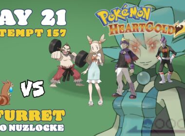 DAY 21  |  Nuzlocking Pokémon HeartGold with one Furret! (Attempt 157:Brand New Day)