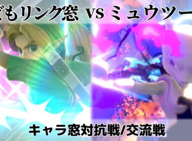 キャラ窓対抗戦/交流戦 - こどもリンク窓vsミュウツー窓【スマブラSP】