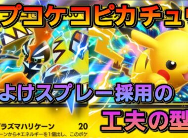 カプコケコピカチュウ！ハンデスの枠を調整して虫よけスプレーを採用したぞ！！