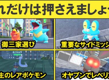 ZA序盤で絶対に押さえておきたいこと