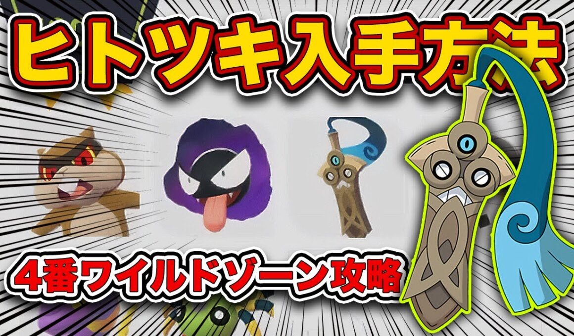 【ポケモンZA】ヒトツキ入手方法！4番ワイルドゾーン徹底攻略！【レジェンズZA】